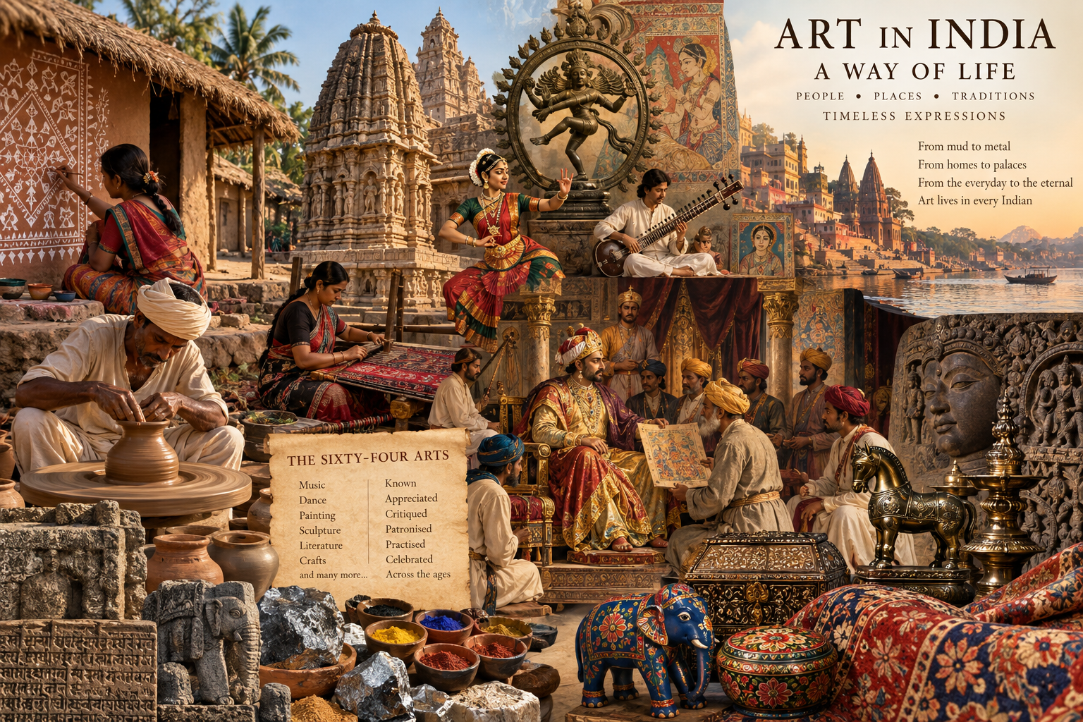 Art was always part of Indian life
